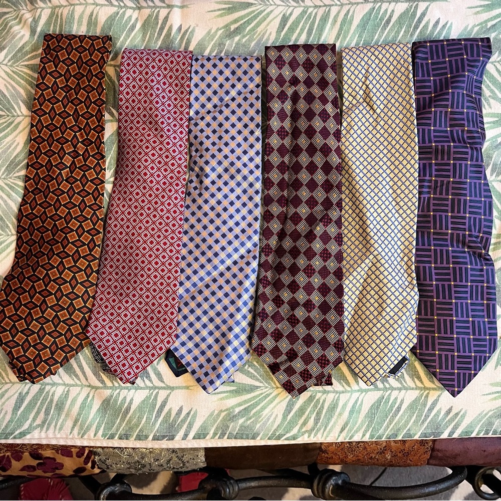 Square Patterned Ties Set - image 1